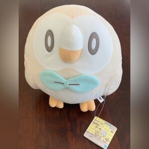 Pokemon Rowlet PokePeace 8 1/2 inch plush by Bandai spirits